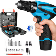 2 Battery 12V Cordless Drill Electric Screwdriver Power Driver Combi Drills Kit