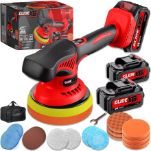 Xtremeauto Glide X6 Cordless Car Polisher 21mm Dual Action 6-Speed Buffer Kit