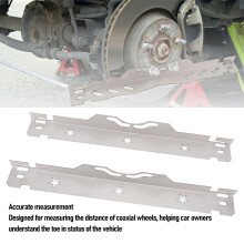 Präzise Spurvermessung mit zwei Edelstahlplatten