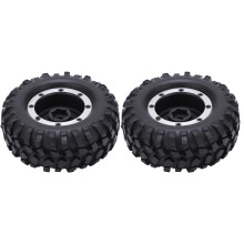 Kletterwagen-Reifen 96mm, 2er Set, schwarz