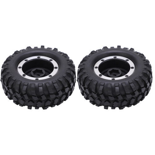 Kletterwagen-Reifen 96mm, 2er Set, schwarz