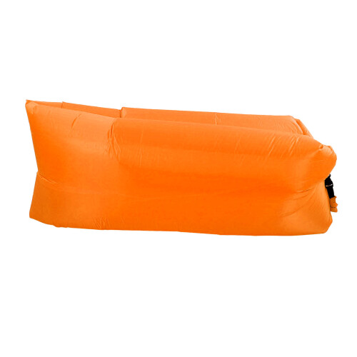 Aufblasbares Liegesofa Orange mit Tasche Camping
