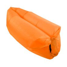 Air Sofa Orange Aufblasbar Camping Liegestuhl