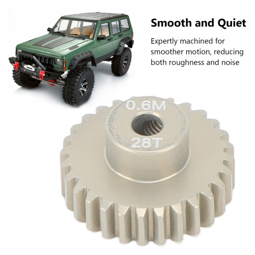 Aluminium Ritzel 28T 3,175mm M0,6 Crawler 2