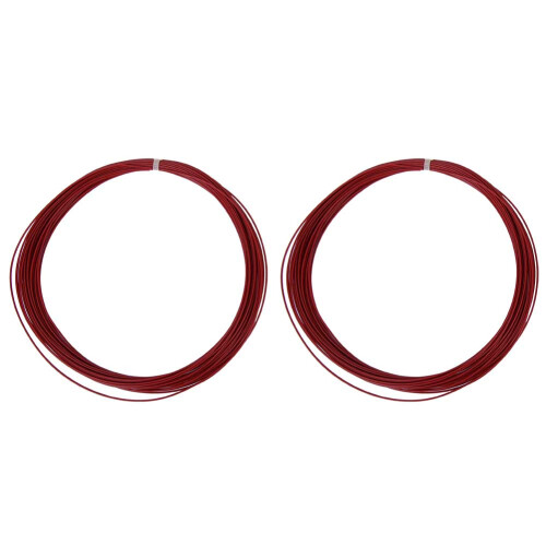 Badmintonsaite multifilament rot 10m 2er Set