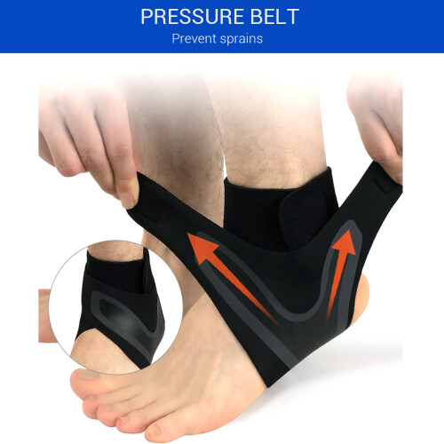 Leichte Knöchelbandage links L black 1