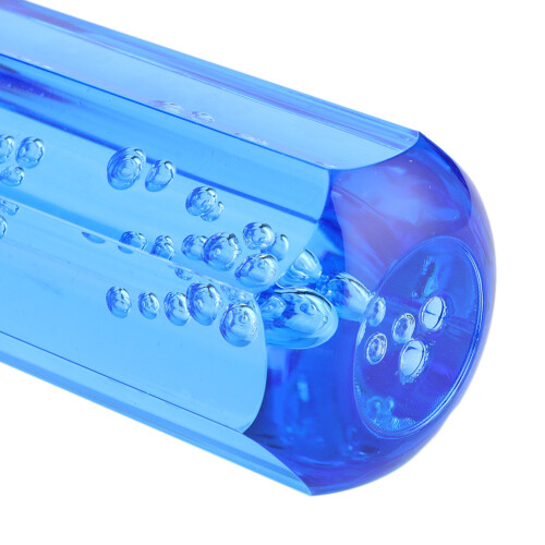 Schaltknauf Acryl blau Kristall 15cm Set