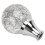 Sportlicher Schaltknopf silber rund Universal 1