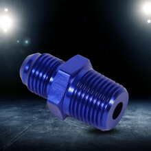 AN6 3/8 NPT Adapter Fitting Öl Blau