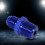 AN6 3/8 NPT Adapter Fitting Öl Blau 1
