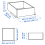 IKEA KOMPLEMENT Wardrobe Drawer 3