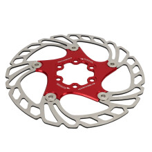 Rennrad Bremsscheibe 160mm Rot Schwimmend 6-Loch