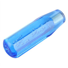 Schaltknauf Acryl blau Kristall 15cm Set