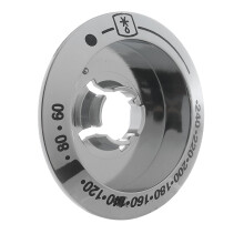 Belling Classic Fan Oven Cooker Control Dial Knob Bezel Silver Chrome 083055509
