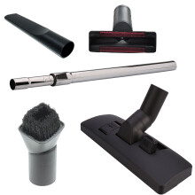 Universal Vacuum Kit Telescopic Tube + Stair, Crevice, Floor & Dusting Tool 35mm