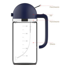 Ölspender & Sprüher für die Küche, 550 ml, Glas