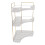 Kosmetik-Organizer Eckregal Transparent 3 Ablagen 3