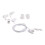 Water proof In-ear Headphone Earphone for MP3 MP4 Underwater White 1