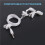 Water proof In-ear Headphone Earphone for MP3 MP4 Underwater White 4