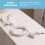 Water proof In-ear Headphone Earphone for MP3 MP4 Underwater White 6