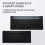 Russian Keyboard Ultra-Thin Wireless  Keyboard, for IOS Android Windows Tablet / Laptop -Black 5