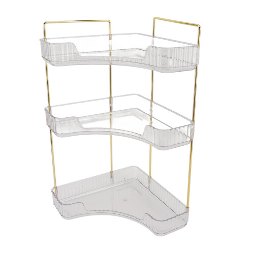 Make-up-Regal 3 Ebenen Eck-Organizer Kosmetikbox