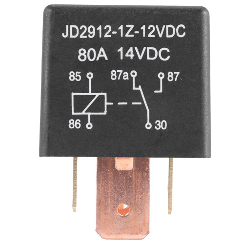 80A  12V 5-polig DIY Power Relais Auto LKW 1