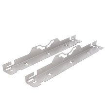 Set Ausrichtplatten für Fahrzeuge, Silber, Stahl