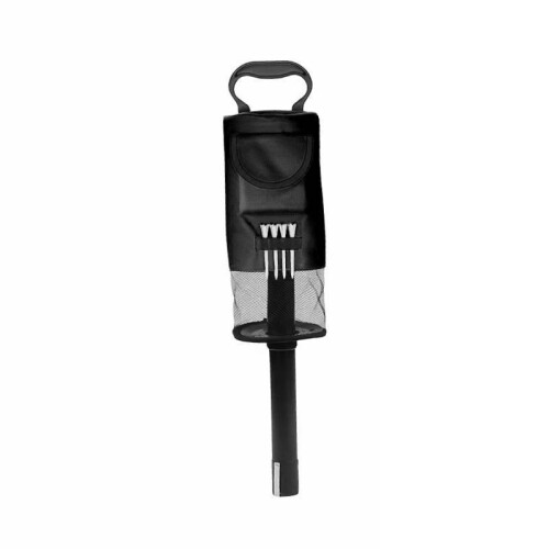 (Black)Golf Ball Collector Tool With Durable Canvas Construction For Golf Use Course