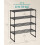 4-Tier Shoe Rack - Metal - Black - Stackable, Fits 10 to 15 Pairs 6