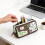 Pencil Cute Cat Pouch Polyester Fabric Multiple Compartments For School Office 8
