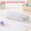 (White) Trendy Pen Cotton Pouch With Spacious Compartments Office Students Professionals 1