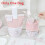 (Pink) Pp Material Cute Pen Storage Container With Foldable Stand School For Supplies 1