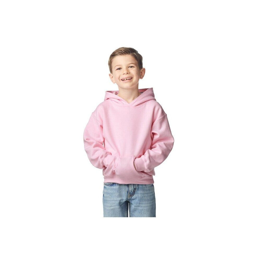 Gildan (5-6 Years, Fan Dark Green) Heavy Blend Childrens Unisex Hooded Sweatshirt Top / Hoodie