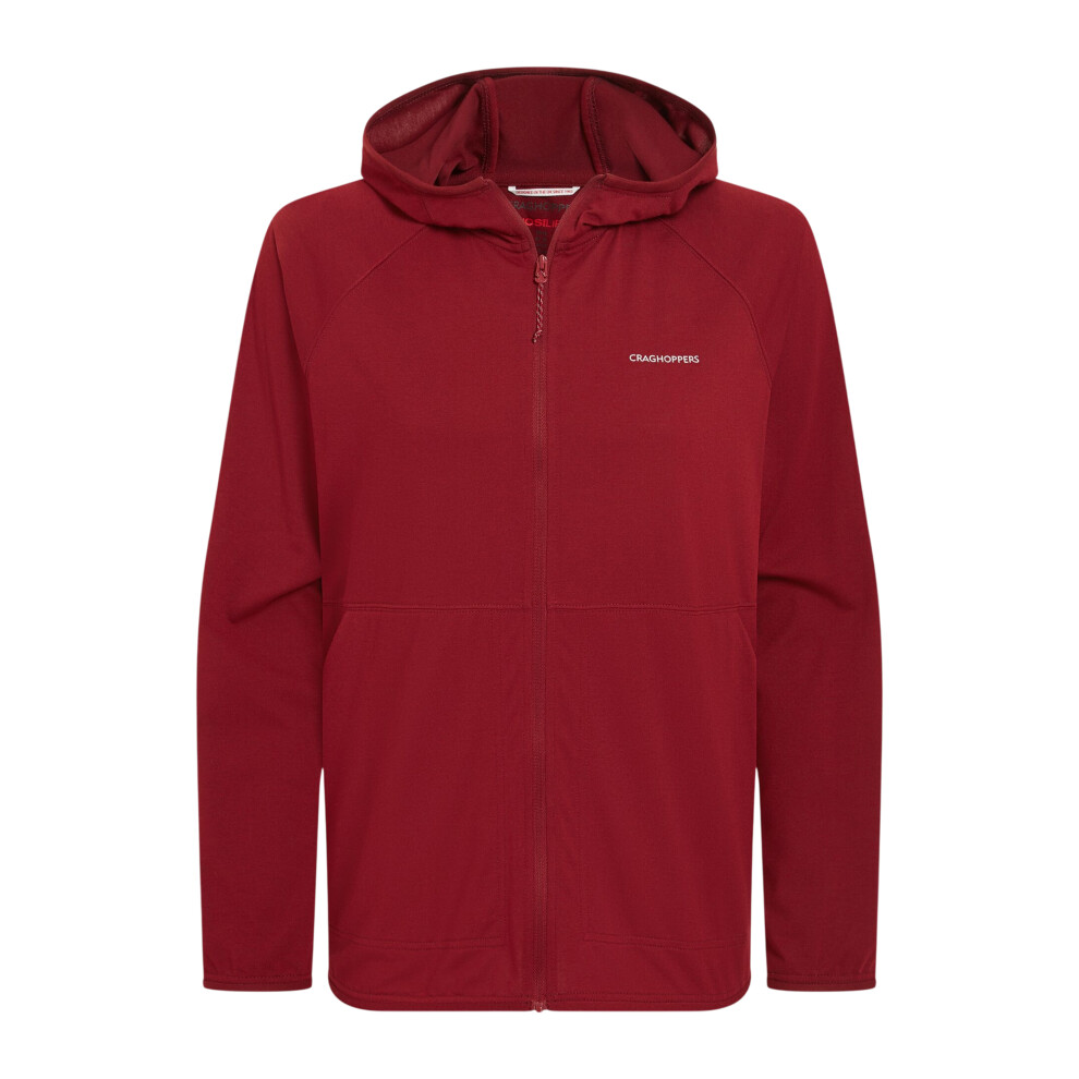 Craghoppers Women's Red Aya Nosilife Hooded Jacket - Riad - 14 Uk - Riad - 74% Recycled Polyester/22% Cotton/4% Elastane - Image 2