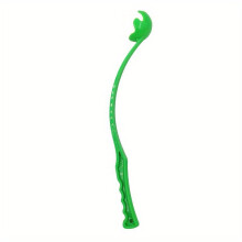 (Green) Pet Ball Launcher Dog Training Toy Thrower with Tennis Ball for Outdoor Training and Throwing