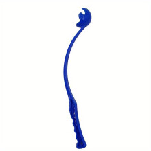 (Blue) Pet Ball Launcher Dog Training Toy Thrower with Tennis Ball for Outdoor Training and Throwing