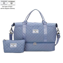(Blue) [Women's Bag Set 2pcs/3pcs] Large Capacity Women's Bag Set, Valentine's Day Gift, Gym Travel Sports Bag, Short Trip
