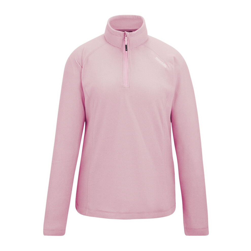 Regatta (18 Uk, Powder Lilac) Great Outdoors Womens/Ladies Montes Half Zip Fleece Top