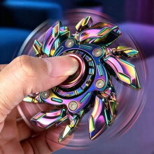 Rotierender Nagelöffnungs-Fingerspitzenschieber, glattes Nagelöffnungs-Zappelspielzeug, Stressabbau-Gadget zur Linderung von