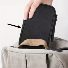 (Black) 1 Stück Reise-Organizer-Tasche/Multi-Pocket-Größen/Geeignet für die Aufbewahrung verschiedener kleiner Gegenstände und Ergänzungen