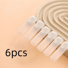 (White, 6pcs) 6er-Pack tragbarer Reise-Organizer – Zahnstocher, Zahnseide und Alltags-Organizer, mehrfarbig, kompakt und praktisch –