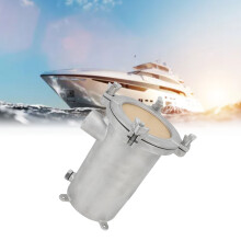 Edelstahl Seewassersieb Marine Filter seitlich