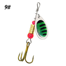 (Style 7)Spinner Lures Metal Bait Set Rotating Sequins Fishing Lure Spoon Lures For Pike Trout Bass Perch Salmon