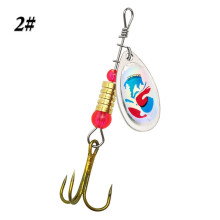(Style 2)Spinner Lures Metal Bait Set Rotating Sequins Fishing Lure Spoon Lures For Pike Trout Bass Perch Salmon