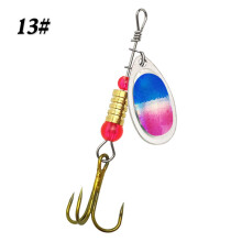 (Style 10)Spinner Lures Metal Bait Set Rotating Sequins Fishing Lure Spoon Lures For Pike Trout Bass Perch Salmon