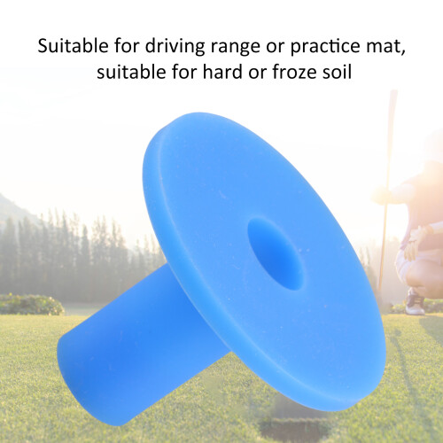 Golf Tee Gummi mit Limit-Funktion Blau 38mm 1