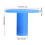 Golf Tee Gummi mit Limit-Funktion Blau 38mm 8
