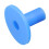 Golf Tee Gummi mit Limit-Funktion Blau 38mm 10