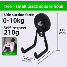 (Black 13.5x7x6cm)Magnetic Garage Hooks Strong Magnet Storage Hooks For Power Drill Garden Tools Indoor Outdoor
